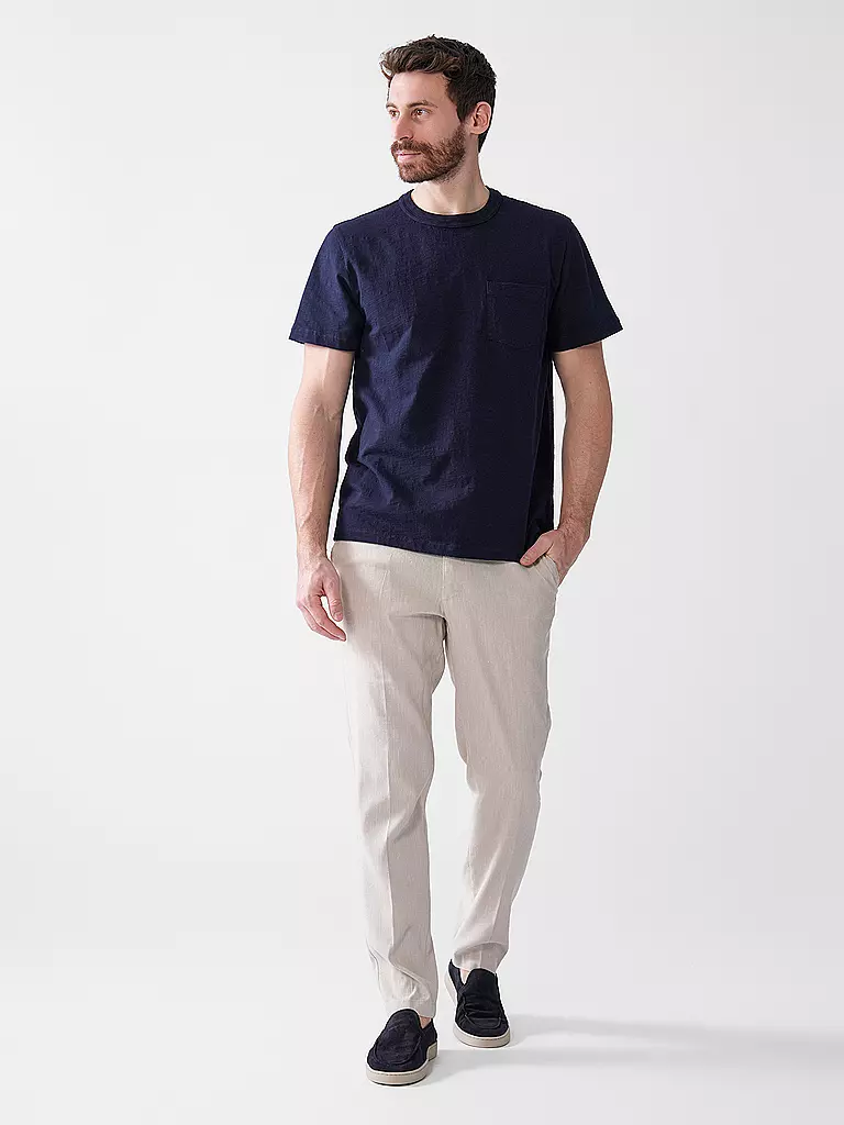 NUDIE JEANS | T-Shirt ROY | Blu scuro