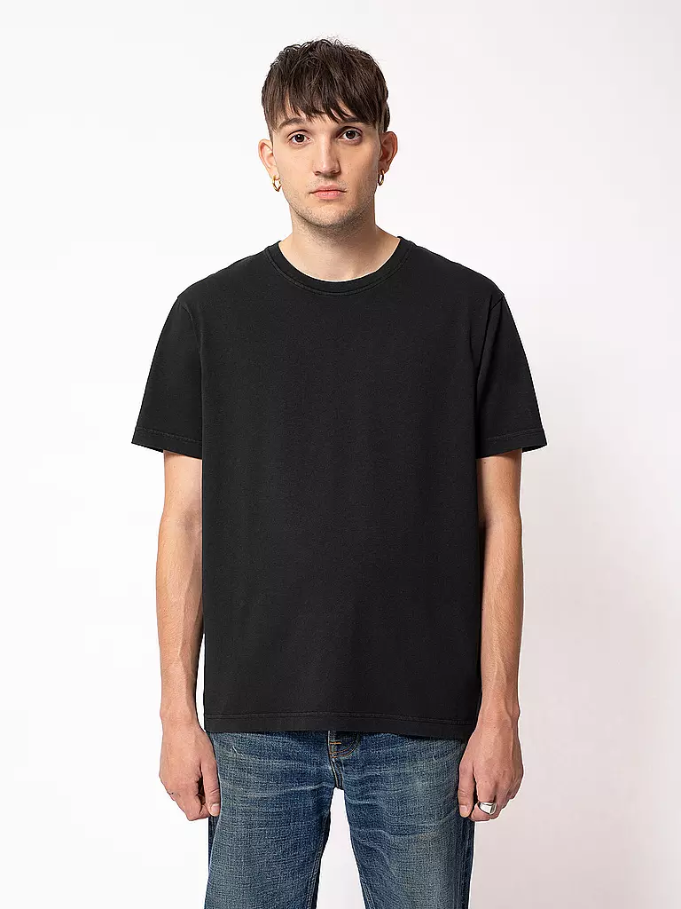 NUDIE JEANS | T-Shirt UNO EVERDAY | Nero