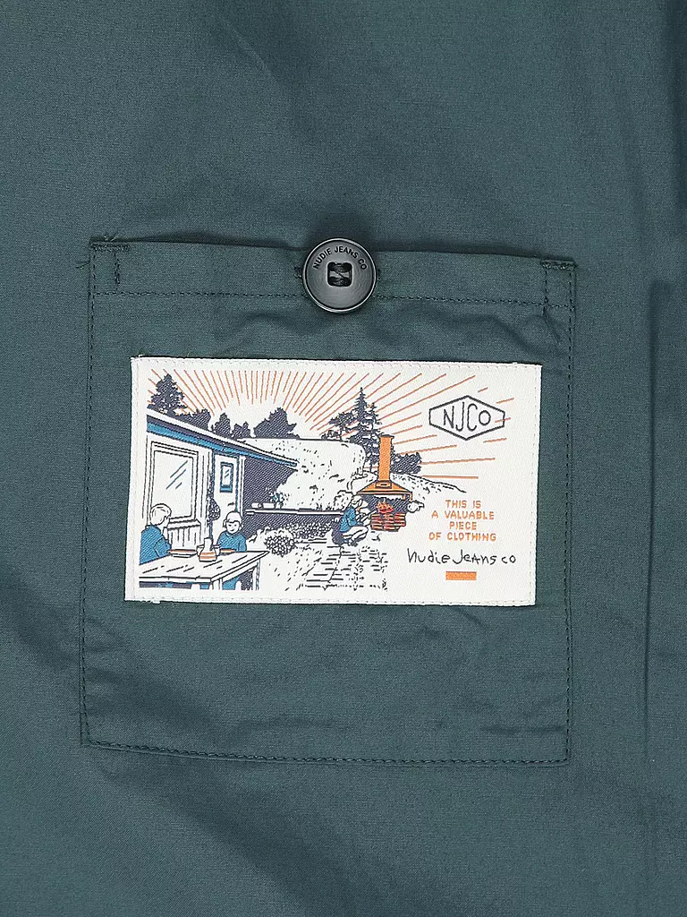 NUDIE JEANS | Wolljacke BLAKE  | Verde scuro