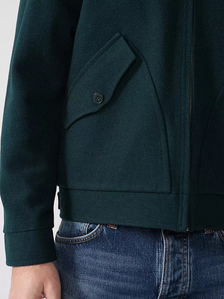 NUDIE JEANS | Wolljacke BLAKE  | Verde scuro