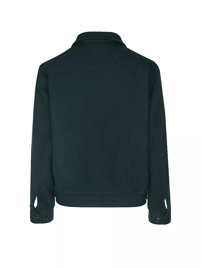 NUDIE JEANS | Wolljacke BLAKE  | Verde scuro