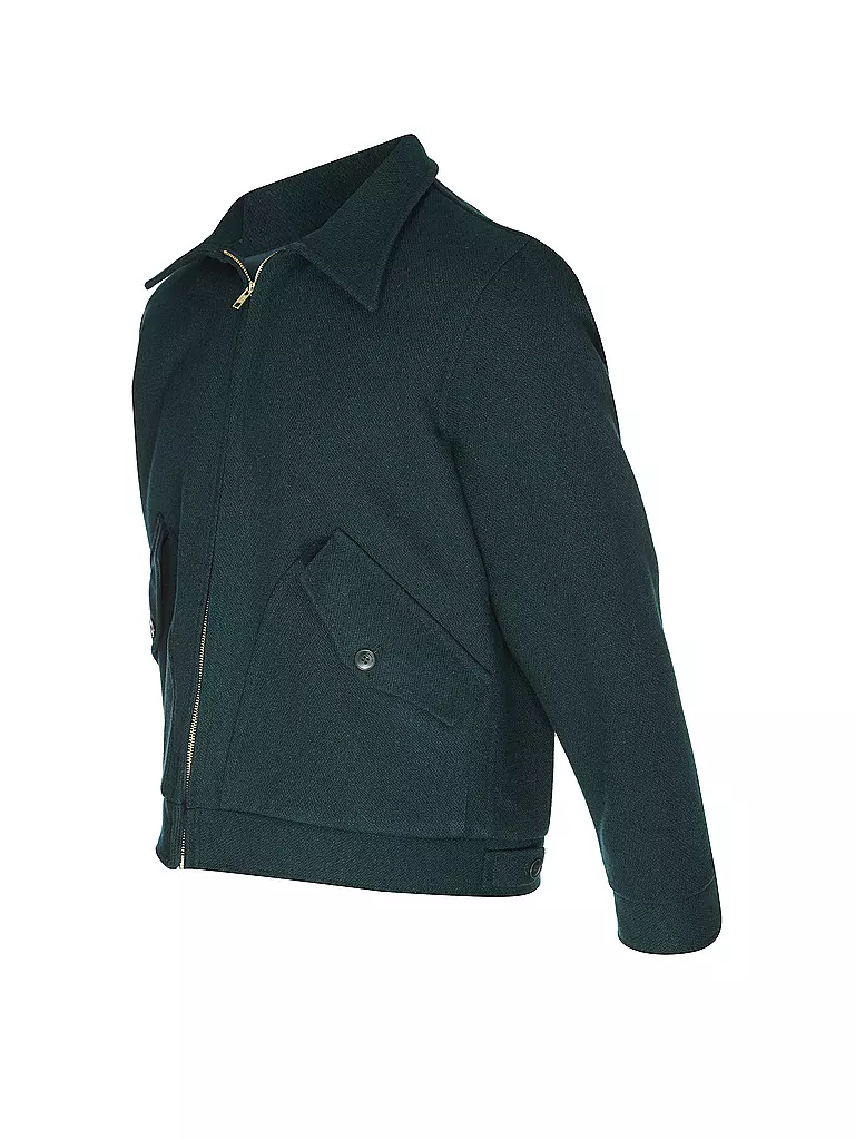 NUDIE JEANS | Wolljacke BLAKE  | Verde scuro
