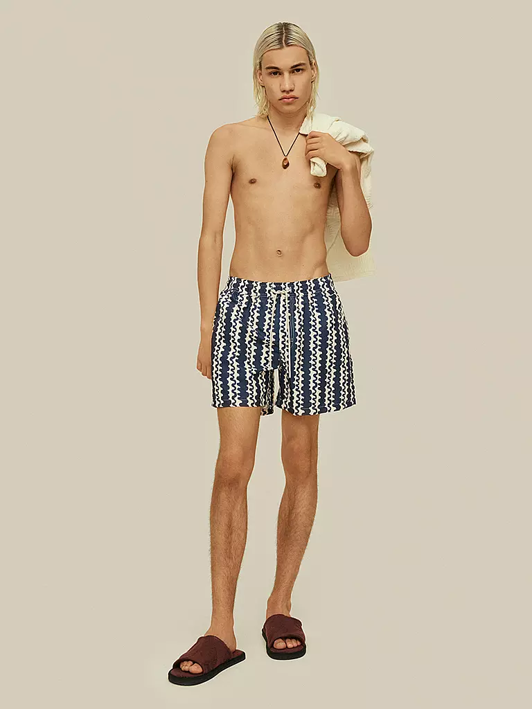 OAS | Badeshorts BLUE SCRIBBLE | Blu