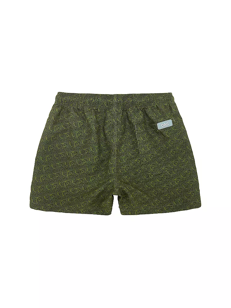 OAS | Badeshorts GREEN SQUIGGLE | Verde