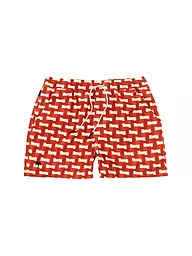 OAS | Badeshorts GREEN SQUIGGLE | Rosso