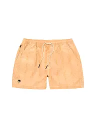 OAS | Badeshorts GREEN SQUIGGLE | Arancione