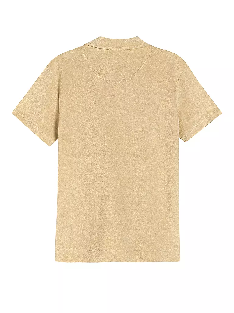 OAS | Frottee Poloshirt | Beige
