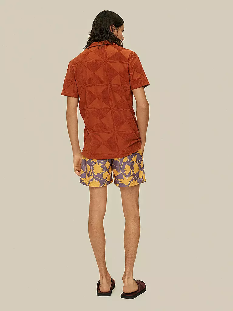 OAS | Frottee Poloshirt | Arancione