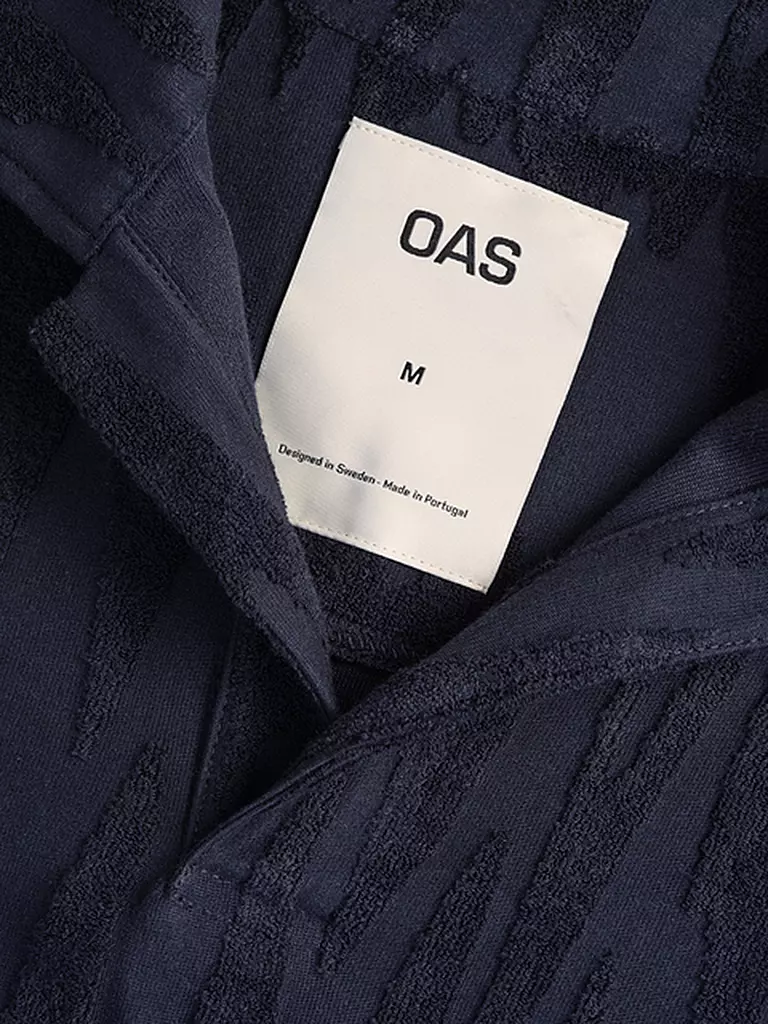 OAS | Frottee Poloshirt | Blu