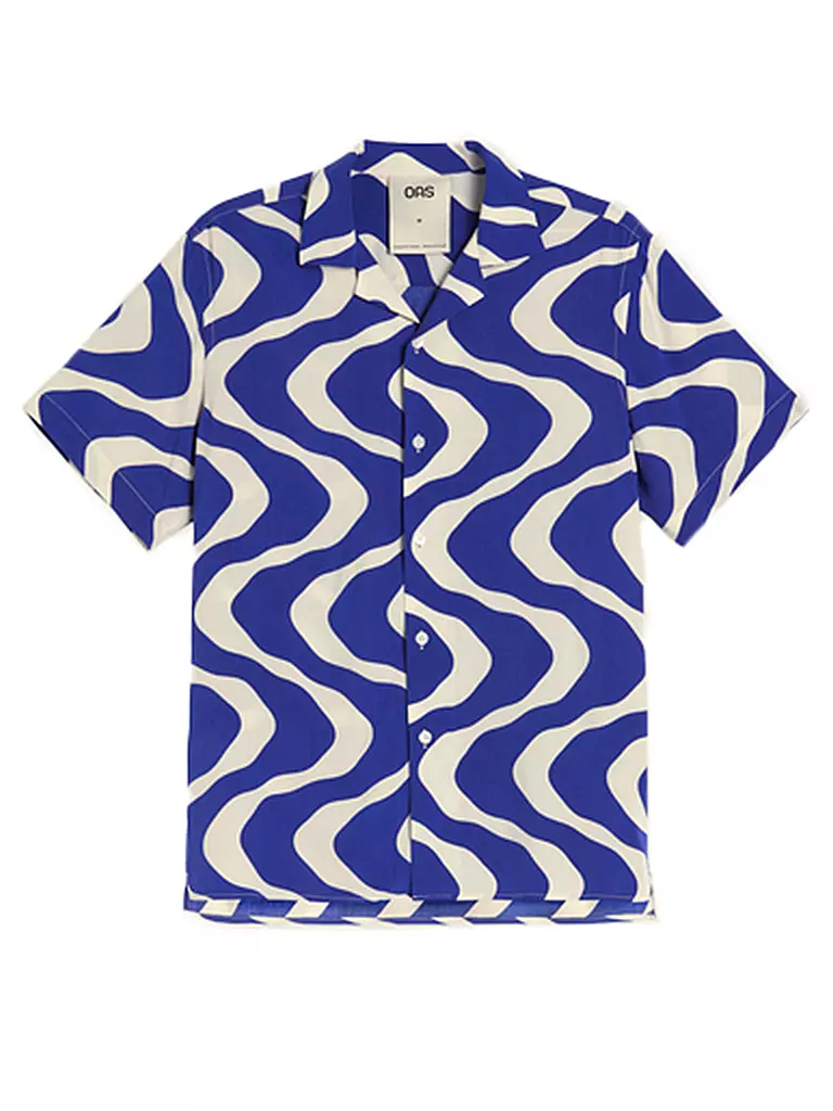 OAS | Hemd BLUE RIPPLING | Blu