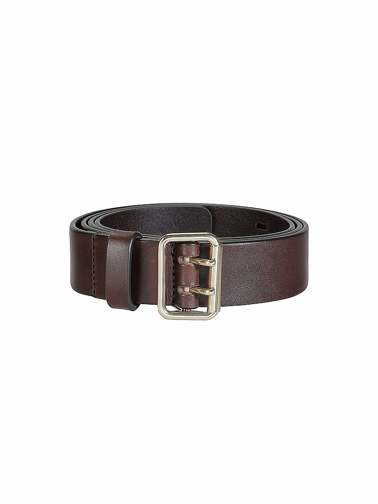 Cintura in pelle marrone 90