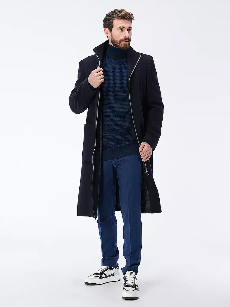 OFFICINE GENERALE | Cappotto di lana PHILIP MOCKNECK | Blu scuro