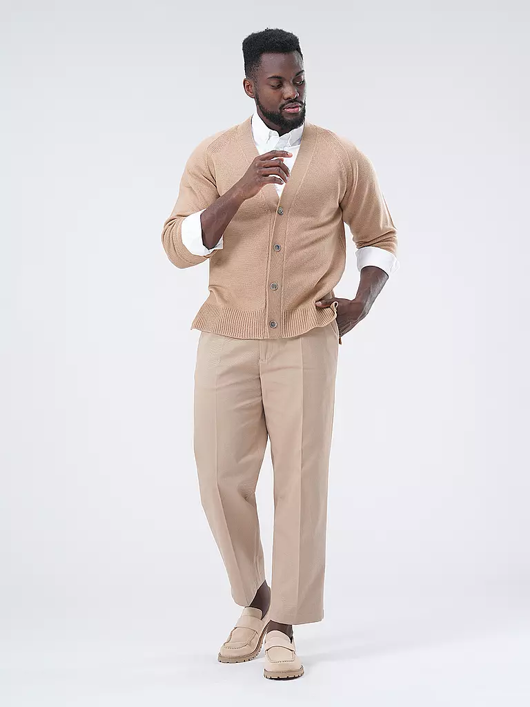 OFFICINE GENERALE | Cardigan MILOS | Cammello
