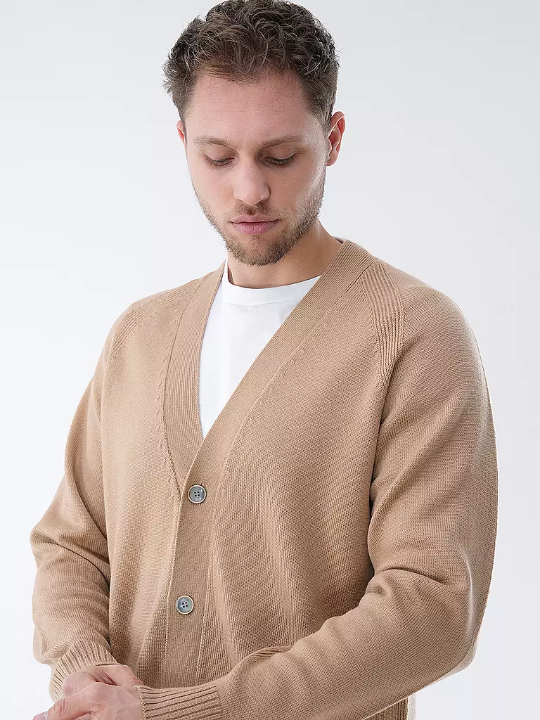 OFFICINE GENERALE | Cardigan MILOS | Cammello