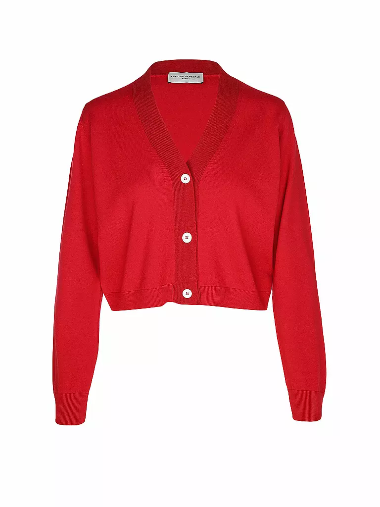 OFFICINE GENERALE | Cardigan SERENA | Rosso scuro