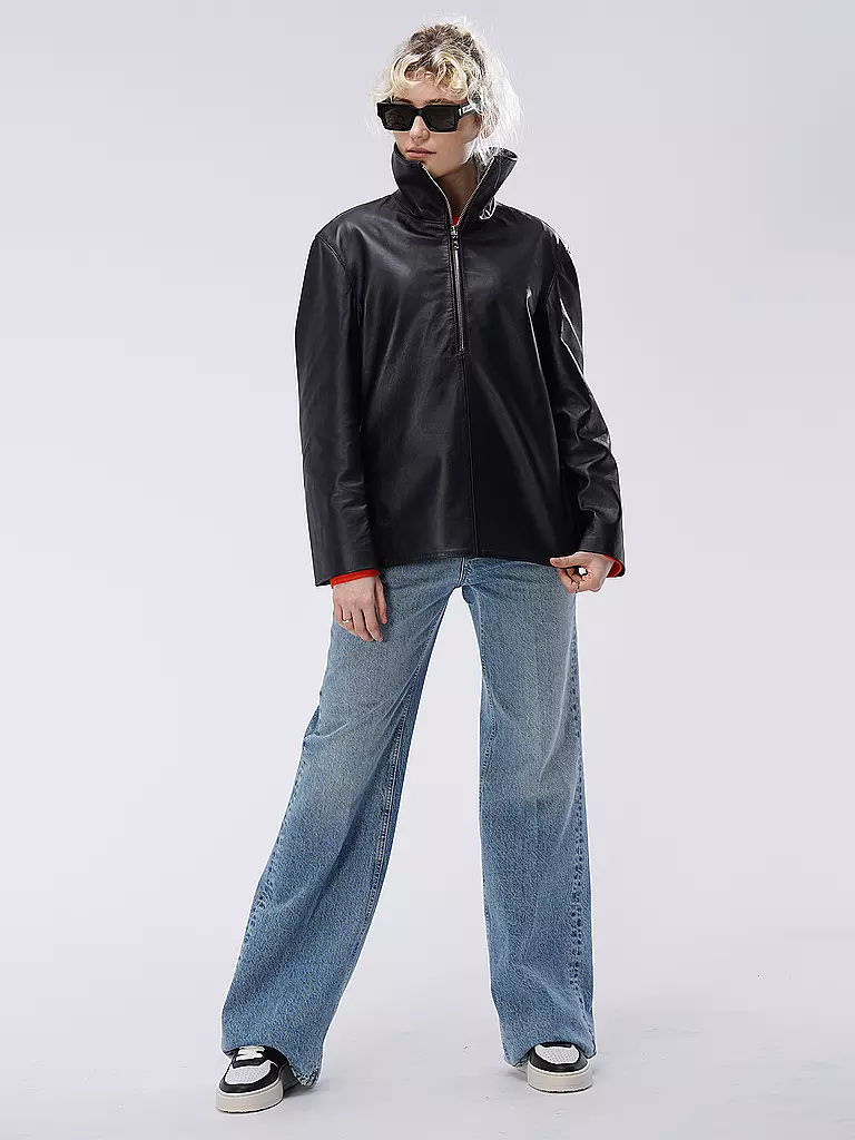 OFFICINE GENERALE | Giacca in pelle ALEXA | Nero