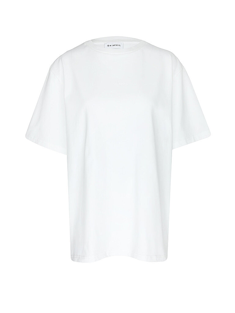 Oh April T-Shirt FLOWER bianco L