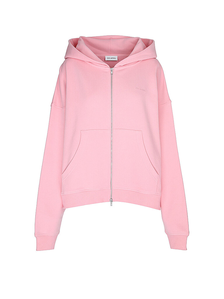 Sweatjacke FLOWER rosa XS