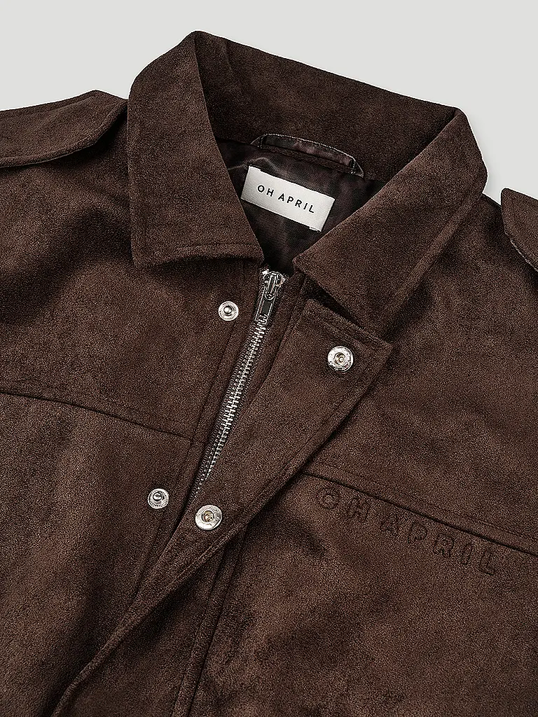 OH APRIL | Giacca in similpelle KATIE VEGAN | Marrone