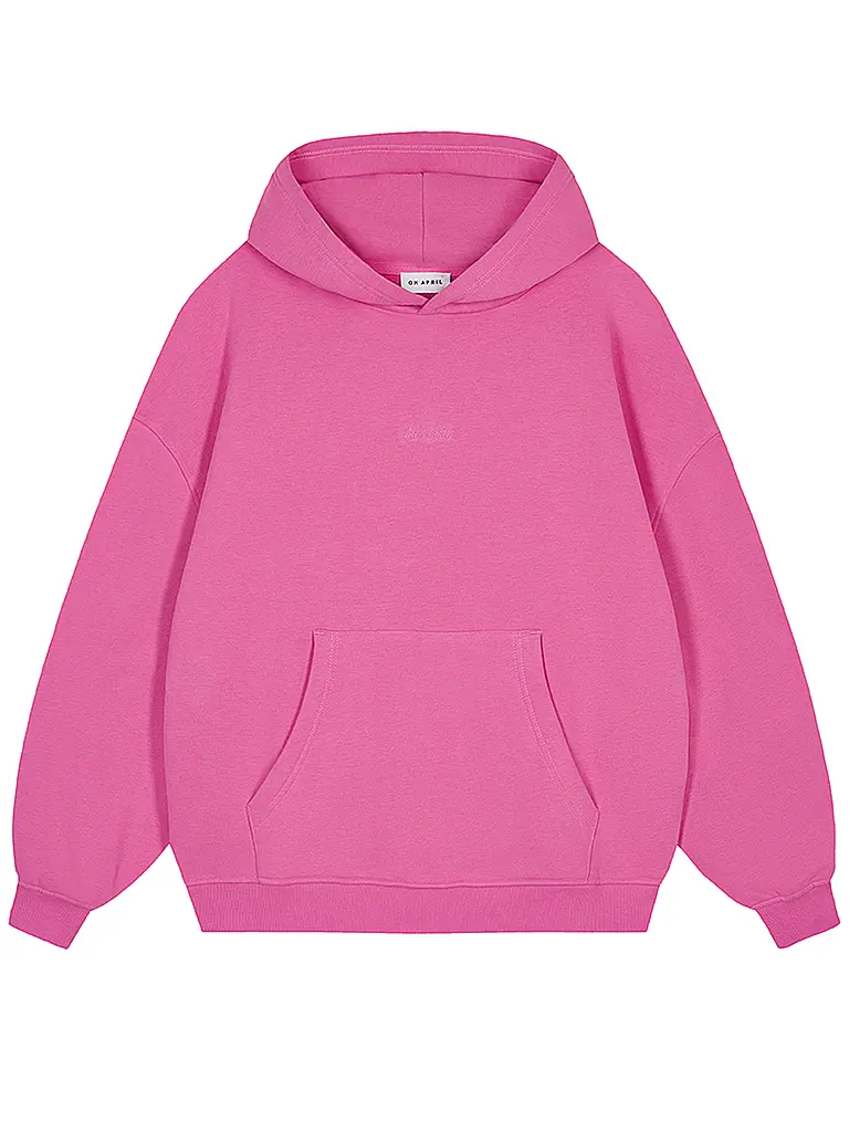OH APRIL | Nome prodotto: Felpa con cappuccio - Hoodie NOSTALGIA HEART CANDY | Fucsia