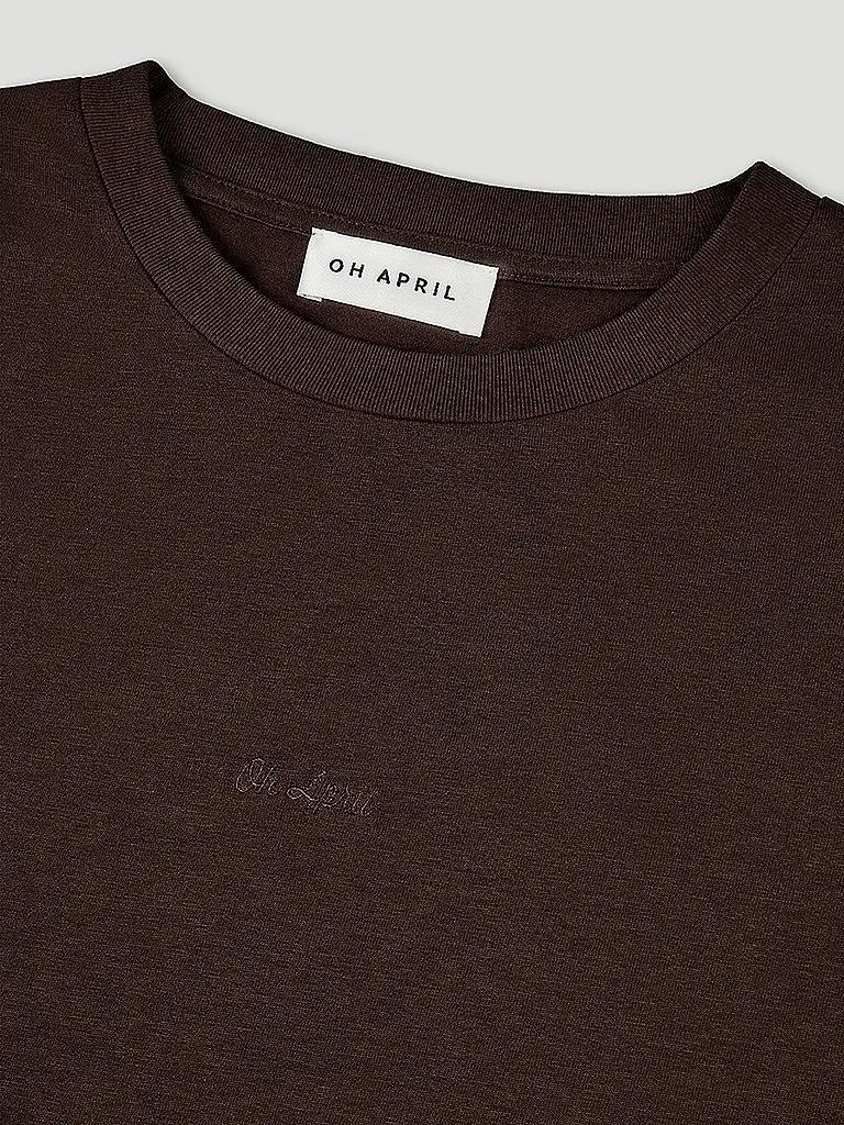 OH APRIL | Nome prodotto: T-Shirt GOOD KARMA | Marrone
