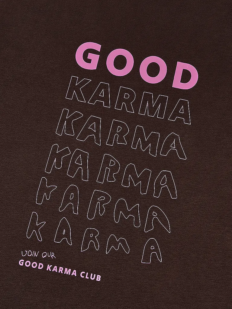 OH APRIL | Nome prodotto: T-Shirt GOOD KARMA | Marrone