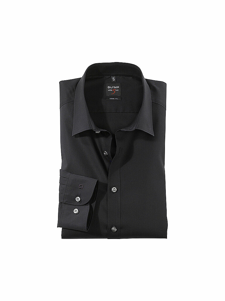 Camicia Body Fit (maniche extra lunghe) nero 44