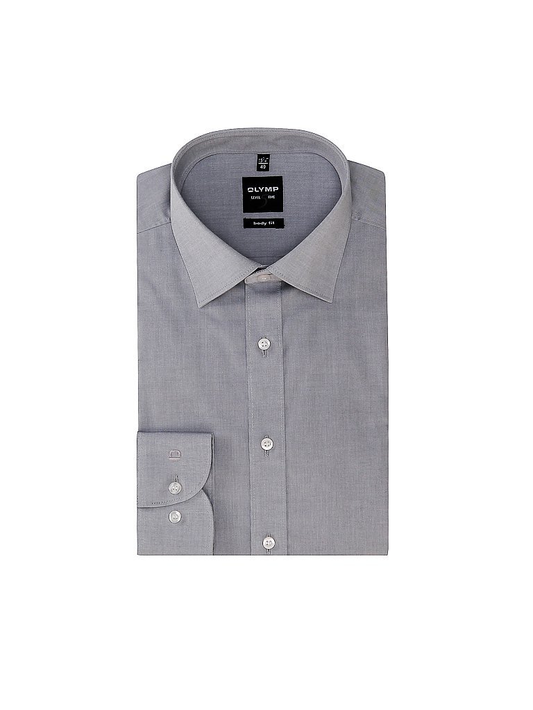 Camicia Body Fit grigio 39