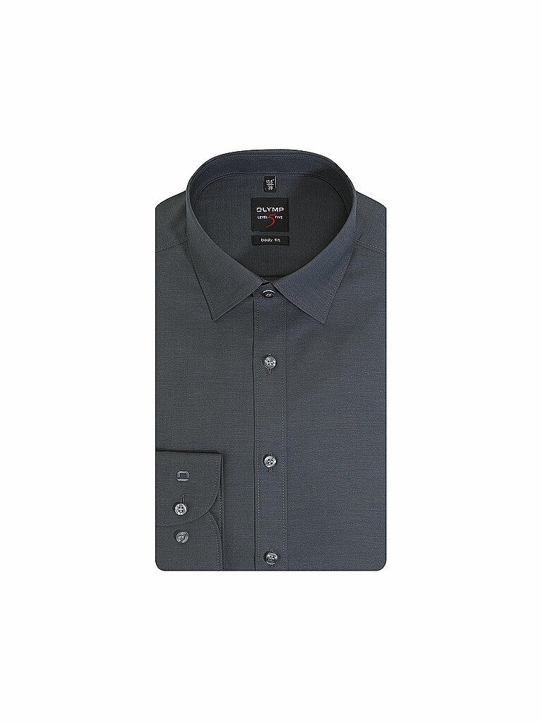 Camicia Body Fit grigio 37