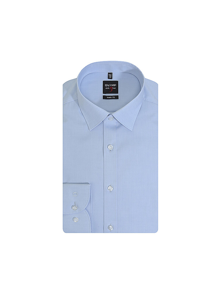 Camicia Body Fit blu 37