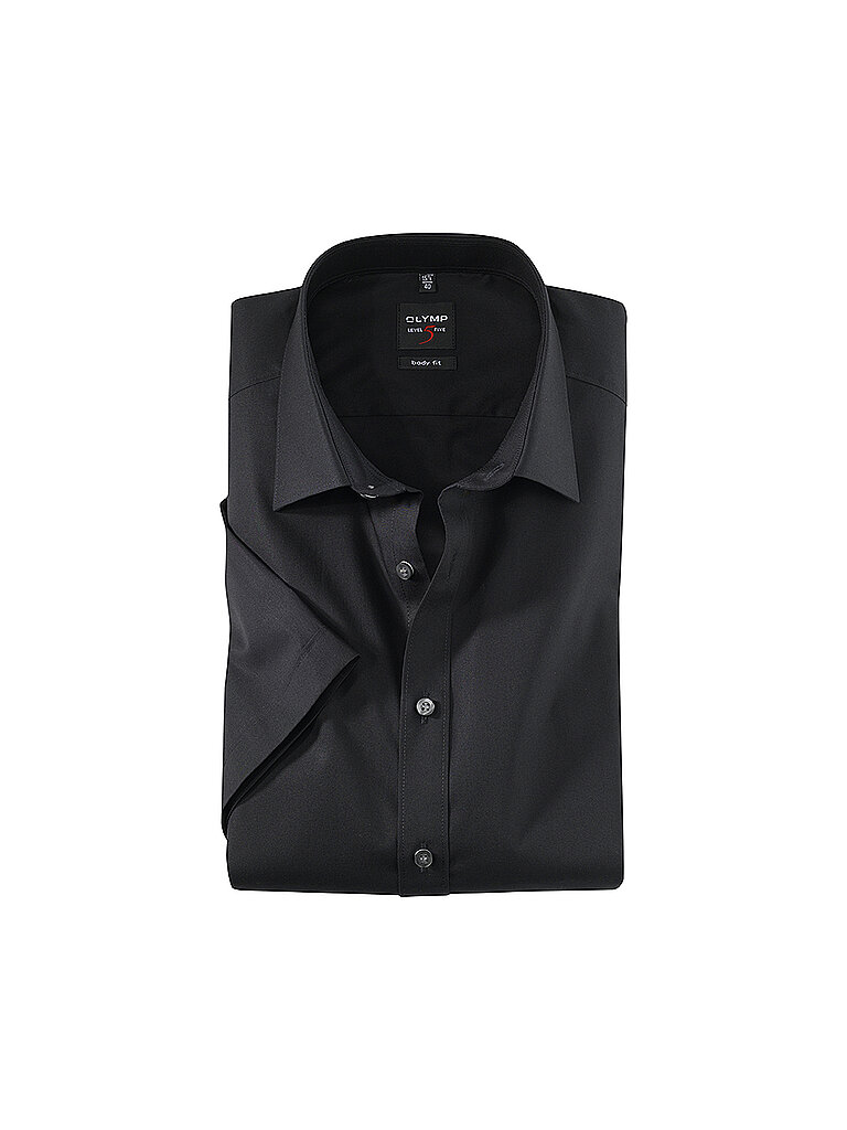 Camicia business body fit nero 43