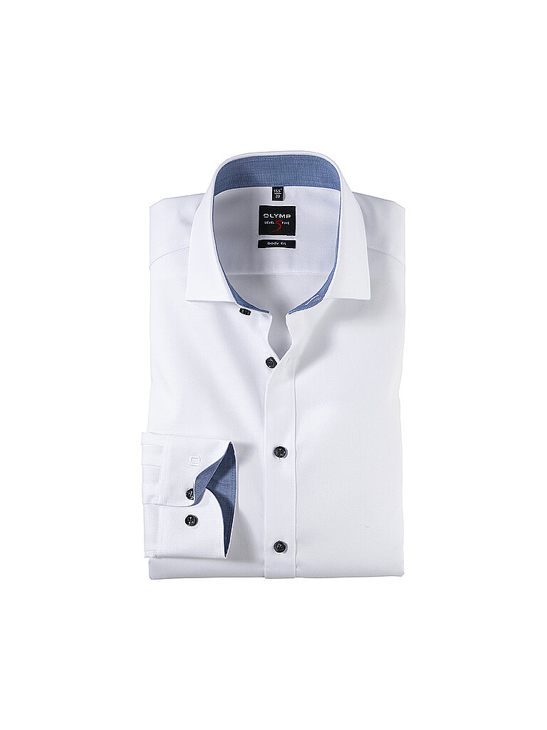 Camicia LEVEL FIVE Body Fit bianco 38