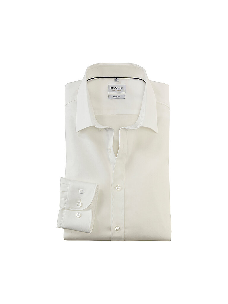 Camicia Body Fit Maniche Extra Lunghe crema 41