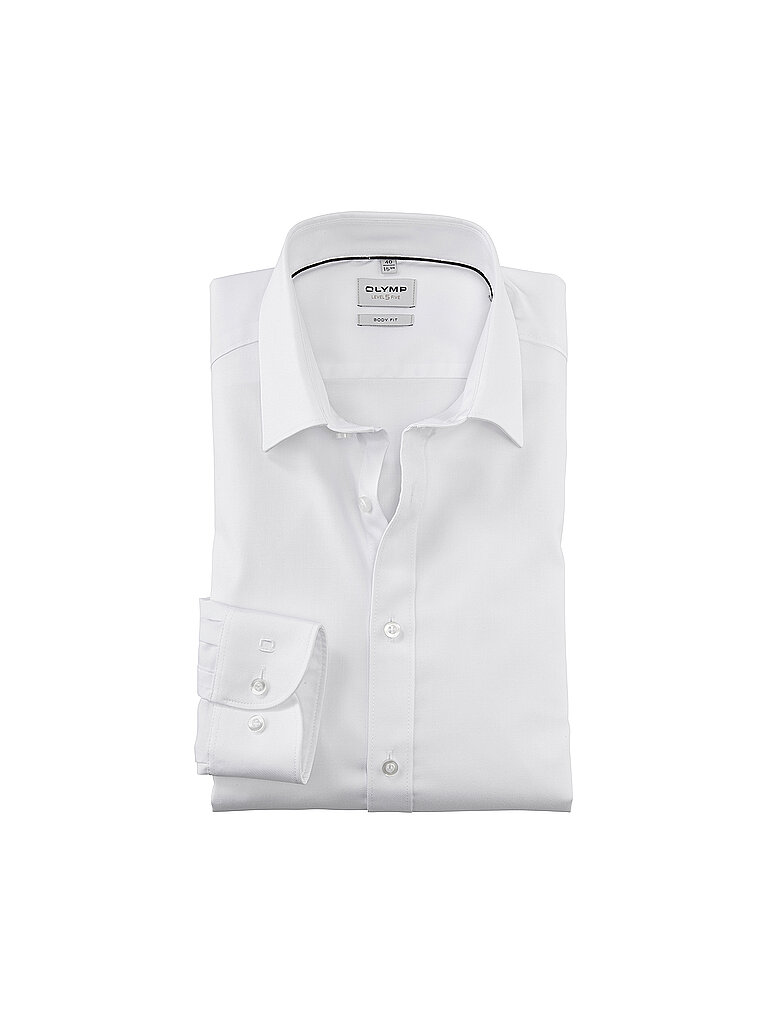 Camicia Body Fit Maniche Extra Lunghe bianco 44