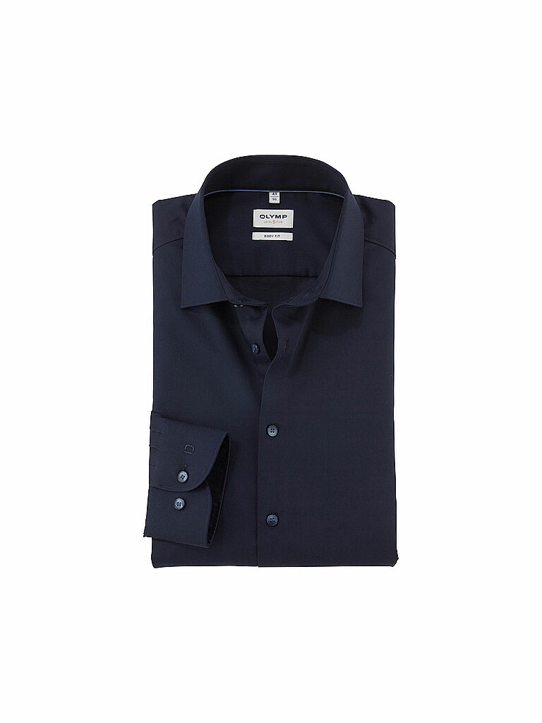 Camicia Body Fit blu 46