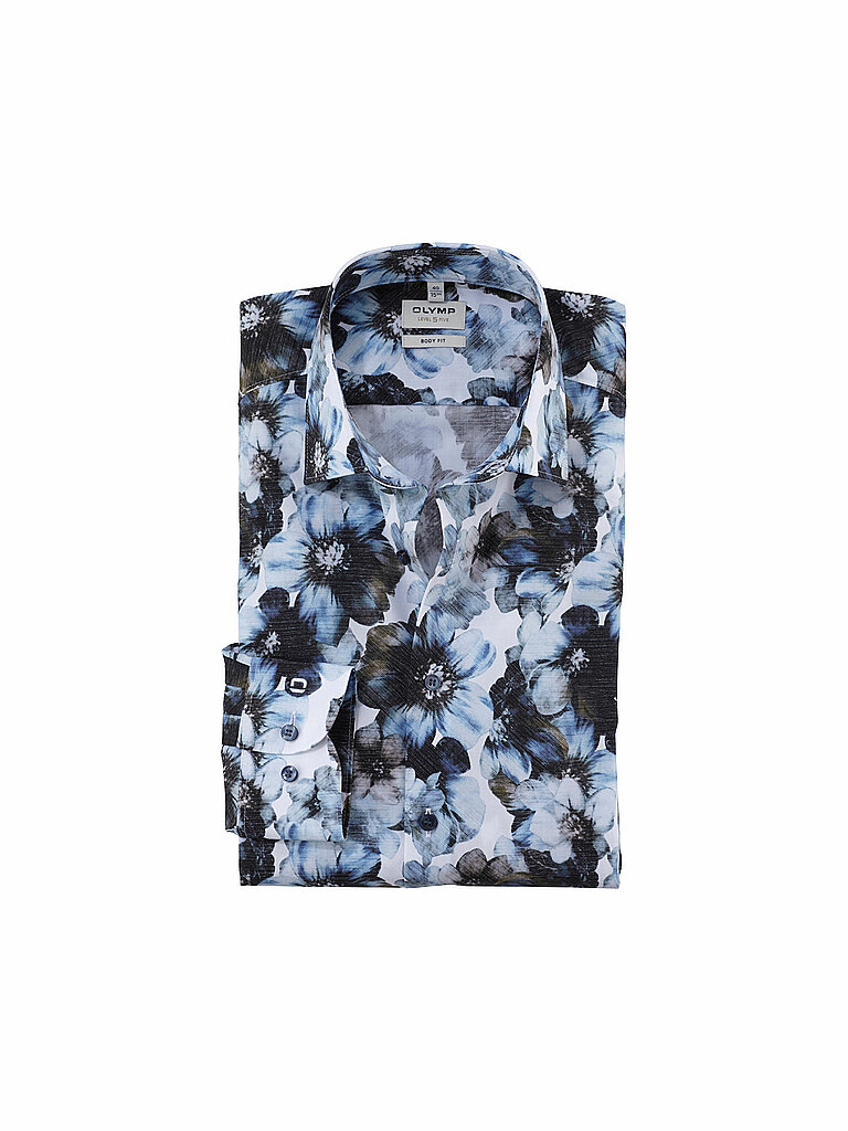 Camicia Body Fit blu 42
