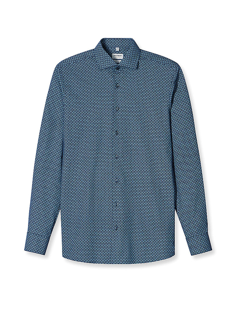 Camicia Body Fit blu 39