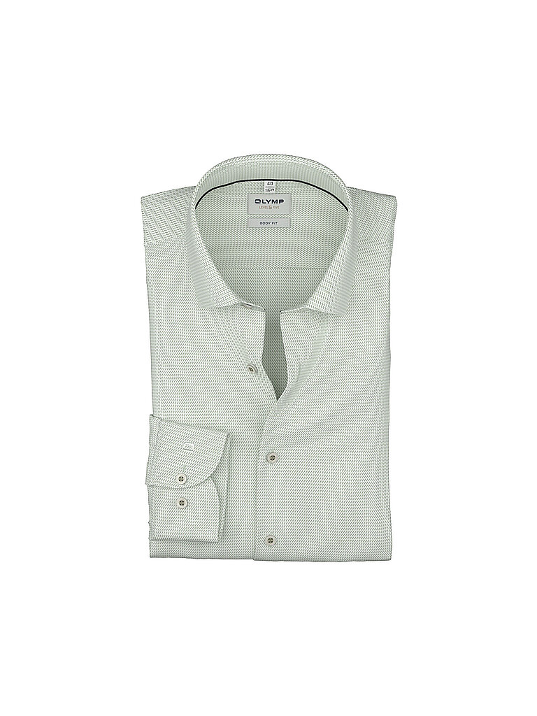 Camicia Body Fit verde chiaro 44