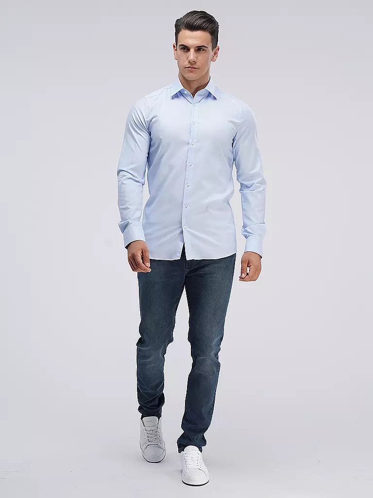 OLYMP LEVEL FIVE | Camicia Body Fit Maniche Extra Lunghe | 