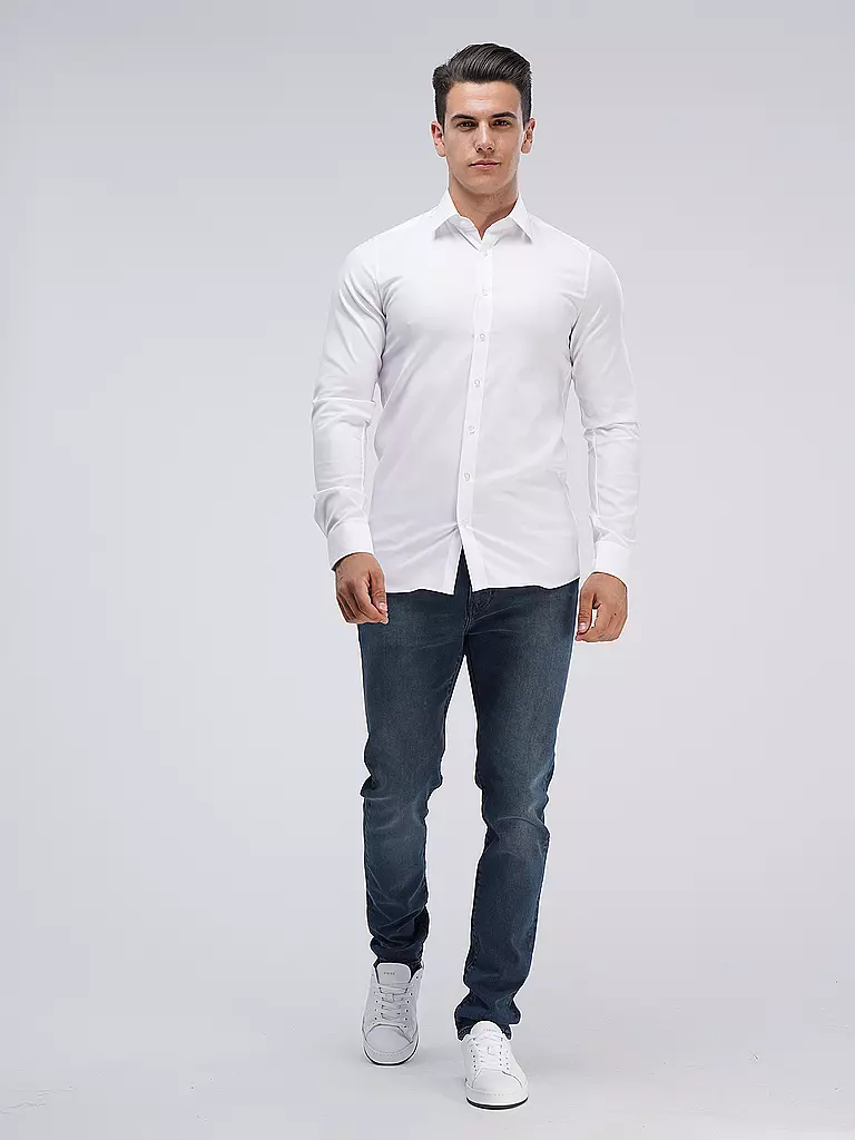 OLYMP LEVEL FIVE | Camicia Body Fit Maniche Extra Lunghe | 