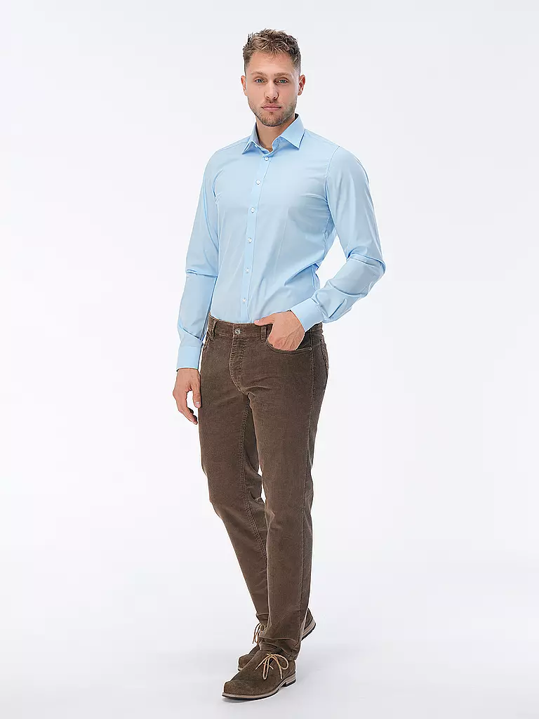 OLYMP LEVEL FIVE | Camicia Body Fit Maniche Extra Lunghe | 