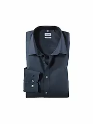 OLYMP LEVEL FIVE | Camicia Body Fit | Blu scuro