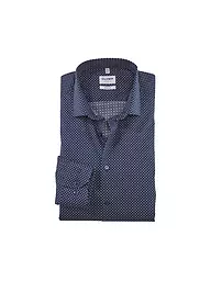 OLYMP LEVEL FIVE | Camicia Body Fit | Blu scuro