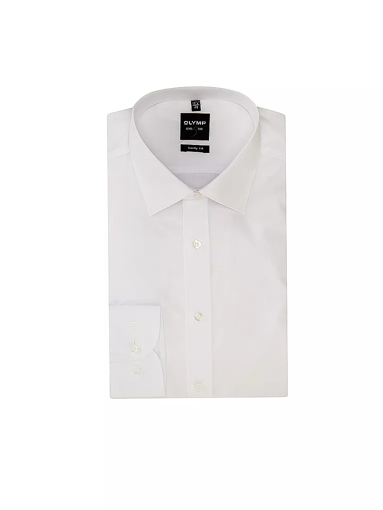 OLYMP LEVEL FIVE | Camicia Body Fit | Beige