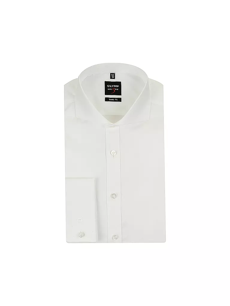 OLYMP LEVEL FIVE | Camicia Body Fit | Beige