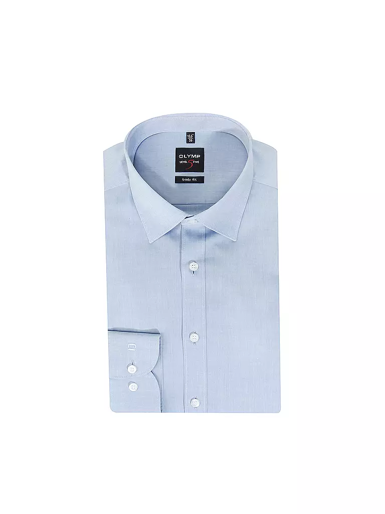 OLYMP LEVEL FIVE | Camicia Body Fit | Blu
