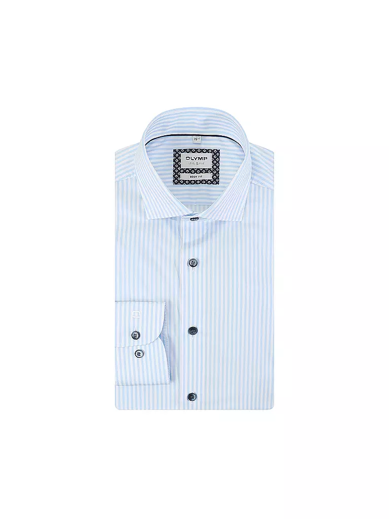 OLYMP LEVEL FIVE | Camicia Body Fit | Blu chiaro