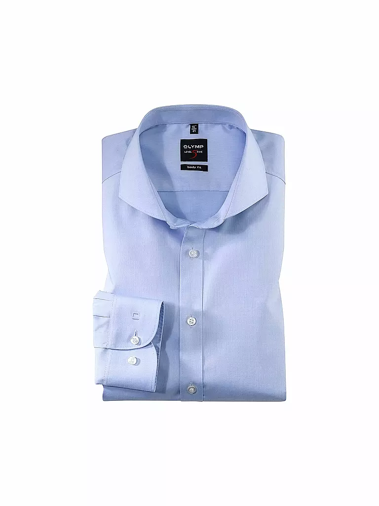 OLYMP LEVEL FIVE | Camicia Body Fit | Blu