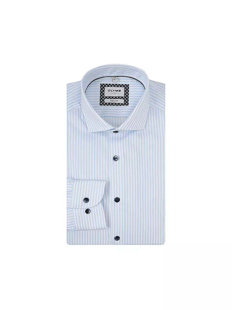 OLYMP LEVEL FIVE | Camicia Body Fit | Blu chiaro