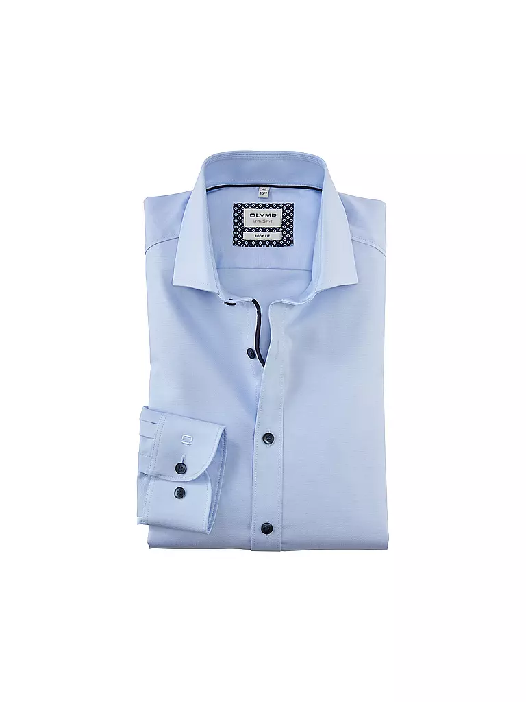 OLYMP LEVEL FIVE | Camicia Body Fit | Blu